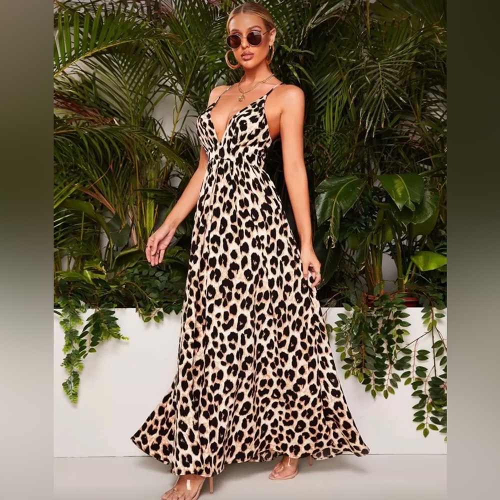 SHEIN Animal Print Dress